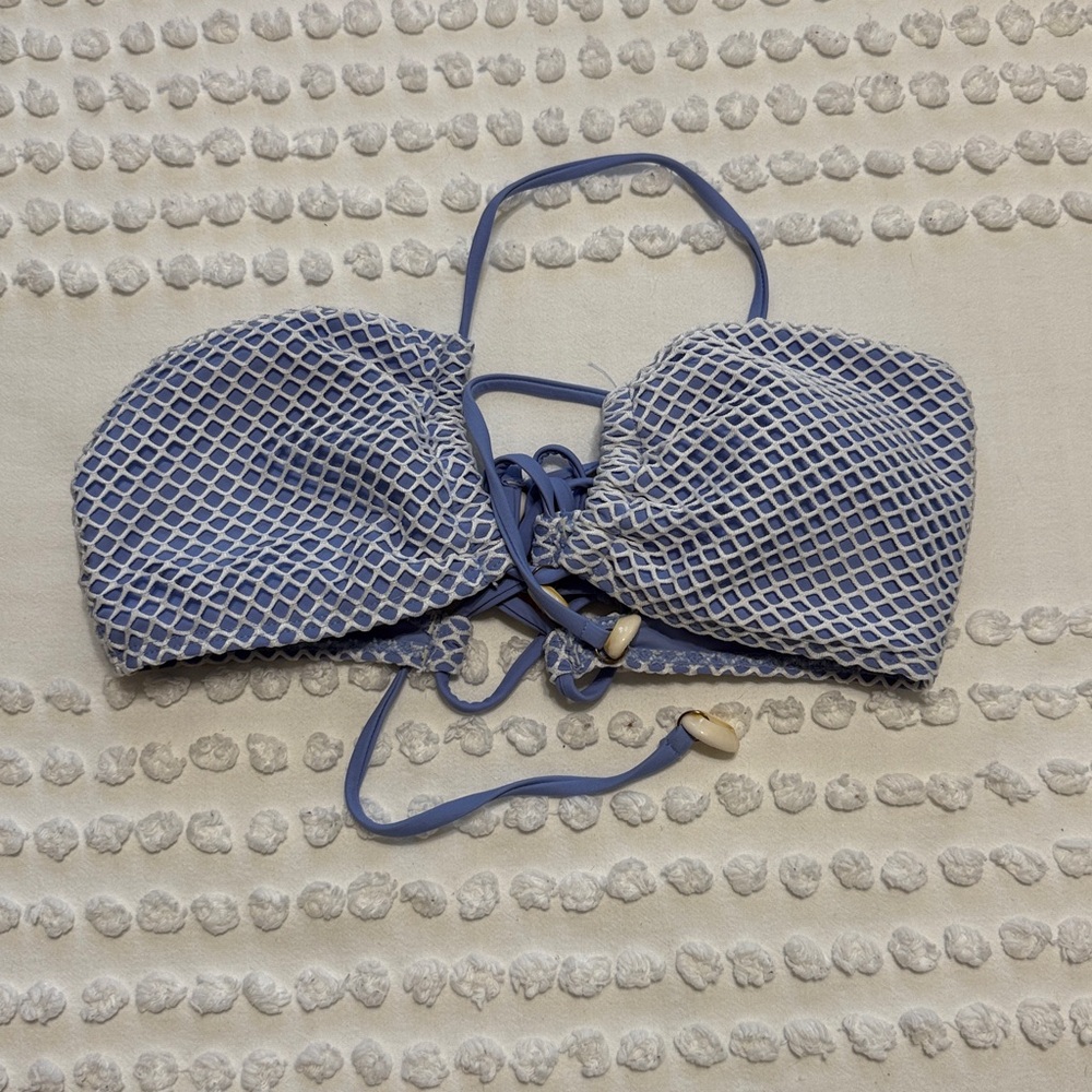 Blue Patterned Bikini Set - Picture 6 of 7
